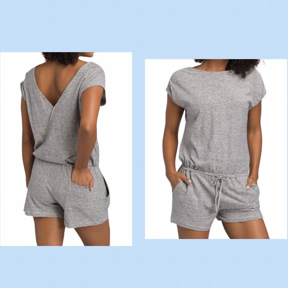***NWT PRANA RETRIEVE ROMPER BONE S***